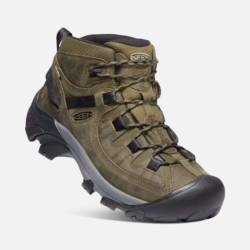 Cizme Keen Romania Barbati Masline Verzi/Negrii Targhee Ii Waterproof Mid 4508-CFOEV